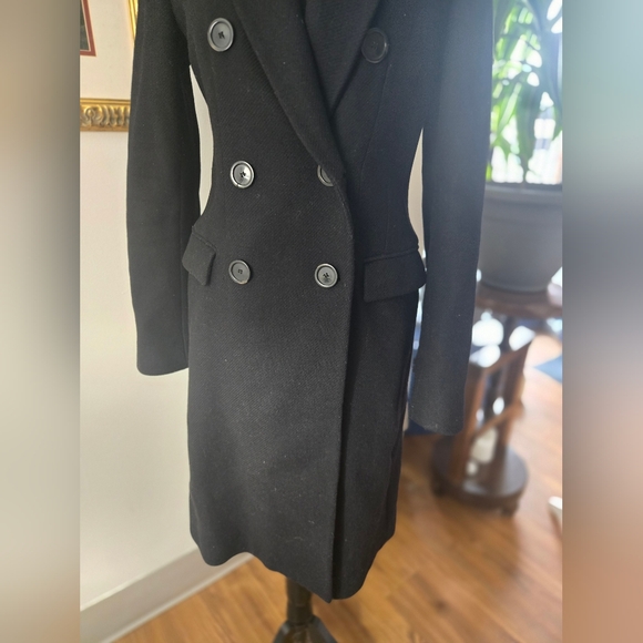 Zara Monteco Long Wool Jacket - Picture 3 of 9